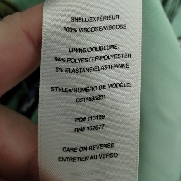 Alice + Olivia Brooke Oasis Mint Floral Dress Women's Size 4 - Picture 5 of 7